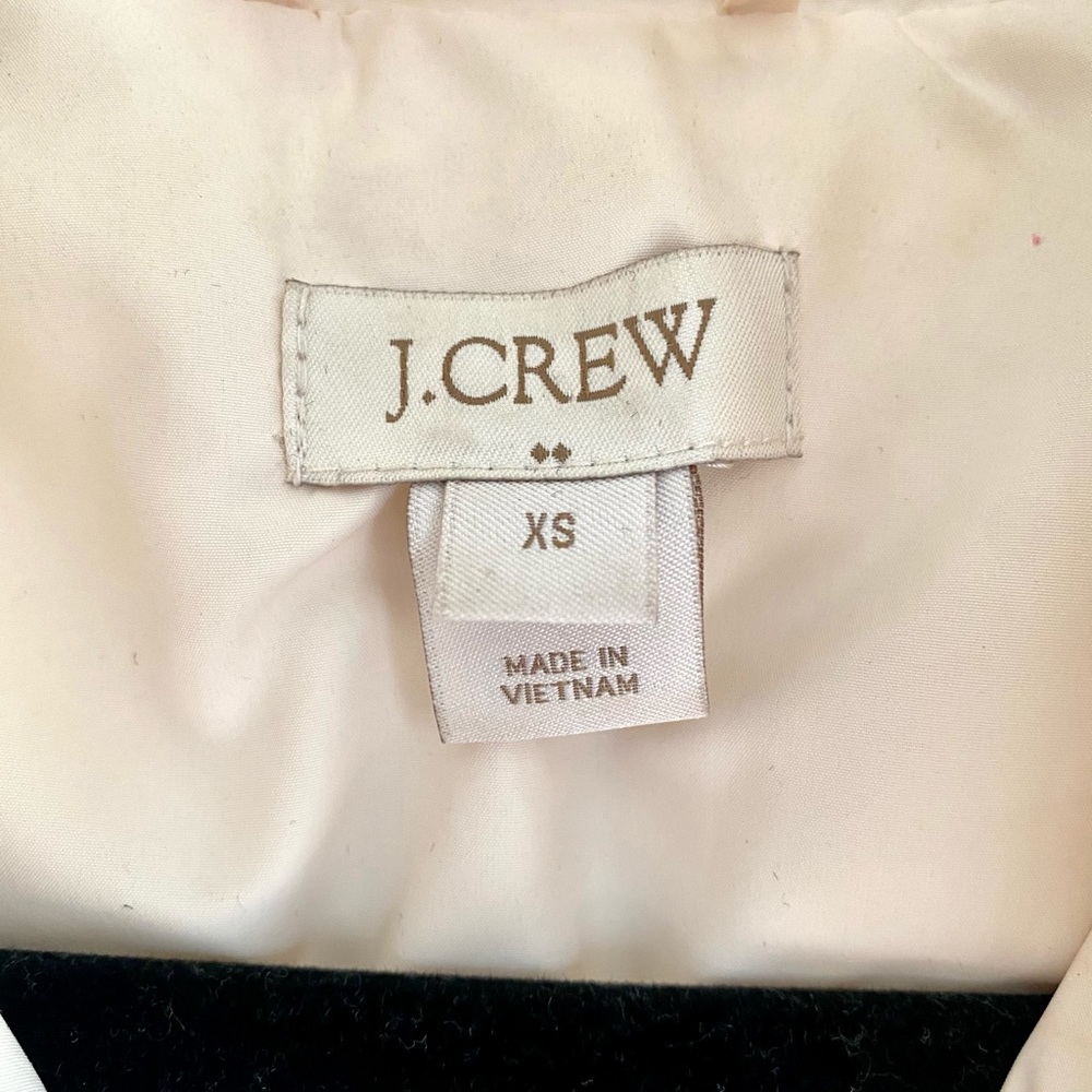 J CREW Womens SZ XSMALL Cream White Quilted Vest - Picture 11 of 11